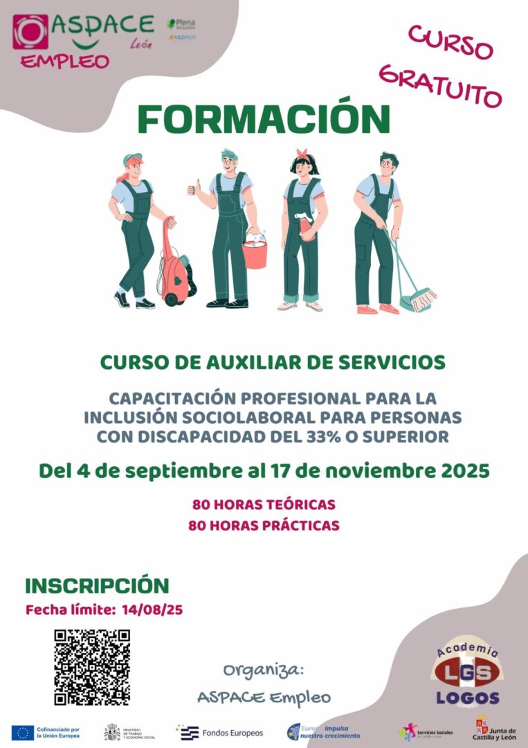 Fórmate como Auxilar de Servicios