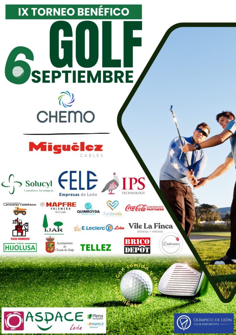 IX Torneo solidario de golf ASPACE León