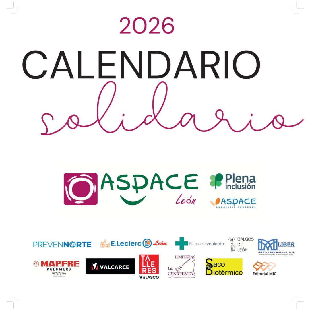 Calendario Solidario 2026 de ASPACE León